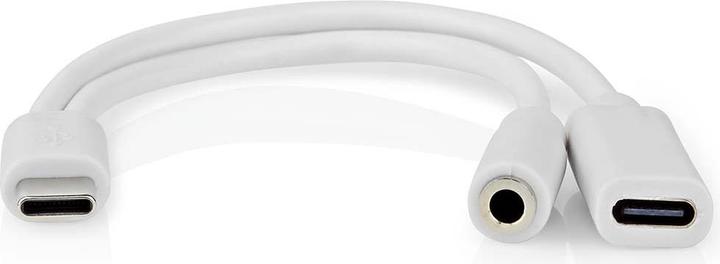 Image du produit Nedis Adaptateur USB-C™ | USB 2.0 | USB-C™ mâle | USB-C™ femelle / 3,5 mm femelle | 0,10 m | Rond | Ve (0.10 m, USB 2.0, 10 W)