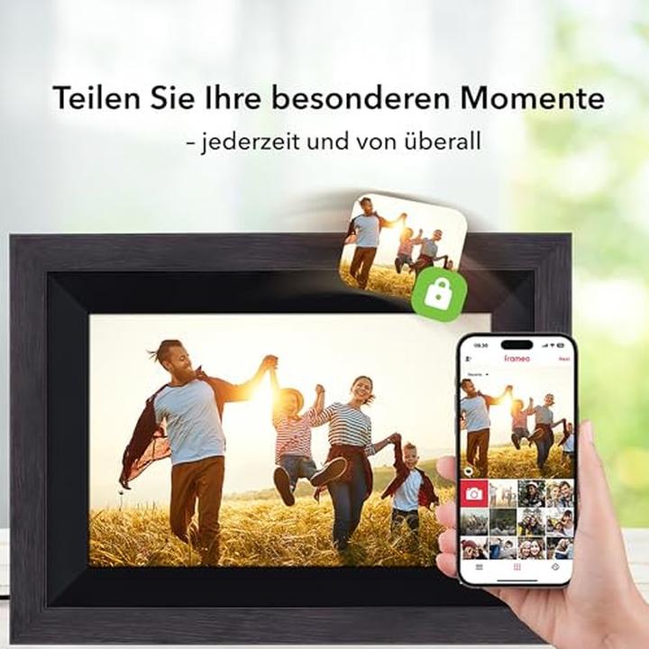 Produktbild Rollei Smart Frame WiFi 105 Wooden Bl (10.10", 1920 x 1200 Pixel)