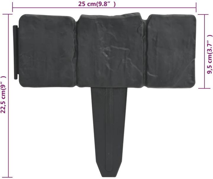 Actual product image vidaXL Rasenkante (1000 cm)