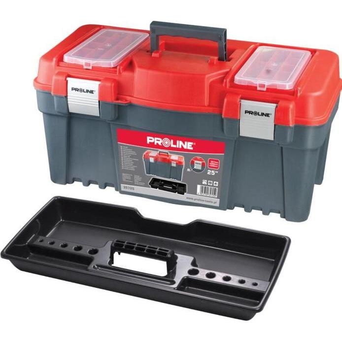 Proline, Werkzeugkoffer, 35718 Toolbox 18 inches with AL hooks, 458x257x227mm (1 Teile)