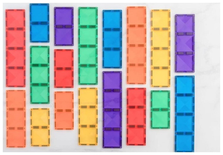 Actual product image Connetix Magnetic tiles