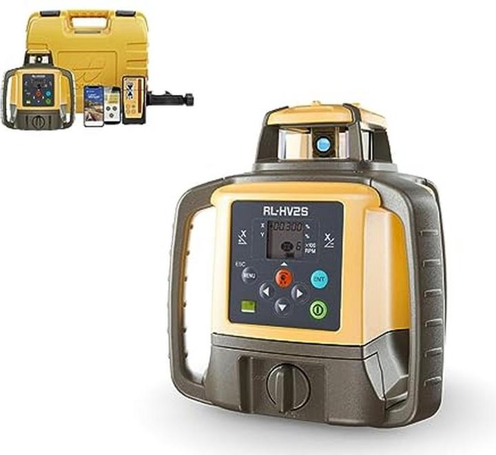 Produktbild Topcon 1051612-24 RL-HV2S + LS-100D Multifunktionaler Baulaser mit doppelter Neigung (Multilinienlaser)