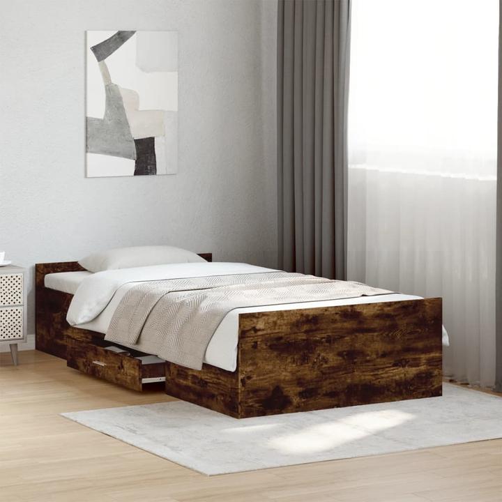 Produktbild VidaXL Bettgestell mit Schubladen (75 x 190 cm)