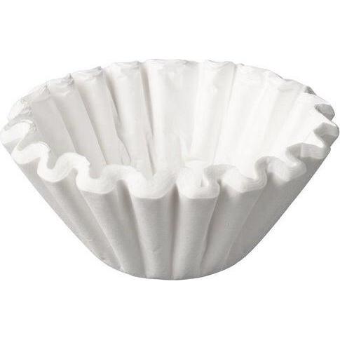 Markenlos Kaffeefilter 8700059 18 x 33 x 27 cm Papier Weiss, Zubehör Kaffeemaschinen, Weiss