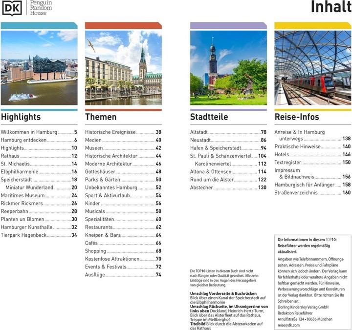 Produktbild TOP10 Reiseführer Hamburg (Deutsch, Gerhard Bruschke, 2023)