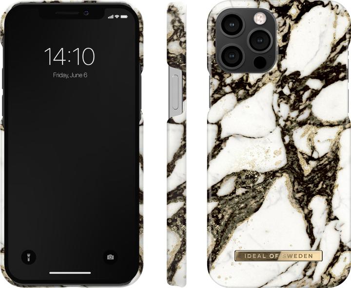 Image du produit iDeal Of Sweden Designer Hard-Cover Calacatta Golden Marble (Apple iPhone 12 Pro, Apple iPhone 12)