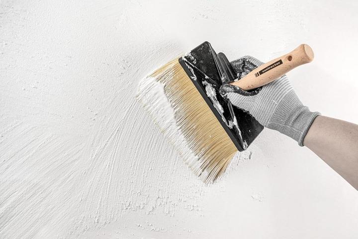 Actual product image Color Expert Contractor Deckenbürste Streichputz 180x80mm Holz-Griff (80 mm)