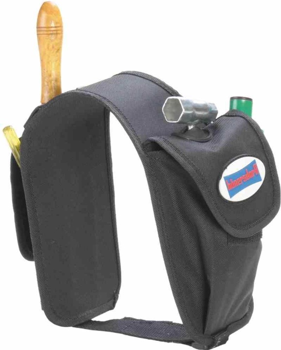 Actual product image Hünersdorff Saddle bag for double canister 6+3L blackPROFI