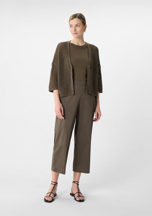 Image du produit Comma Hose Leichte Popeline-Hose im Relaxed Fit mit Elastikbund (44)
