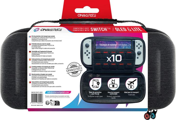 Actual product image Oniverse CARRYING CASE - GREY - Miscellaneous Taske - Nintendo Switch (Switch)