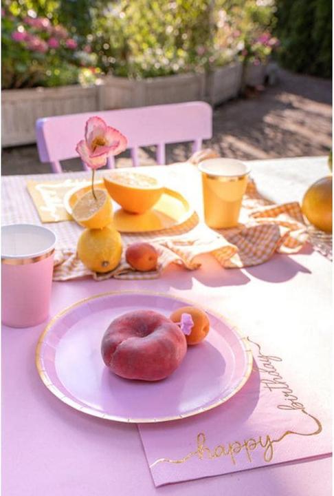 Actual product image Partydeco Farbige Teller (6St.) (6x)