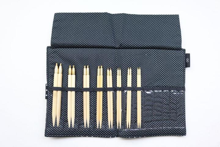 Actual product image Seeknit Needle set interchangeable needle points Shirotake 3.75 - 8.00 mm 12.5 cm Blue