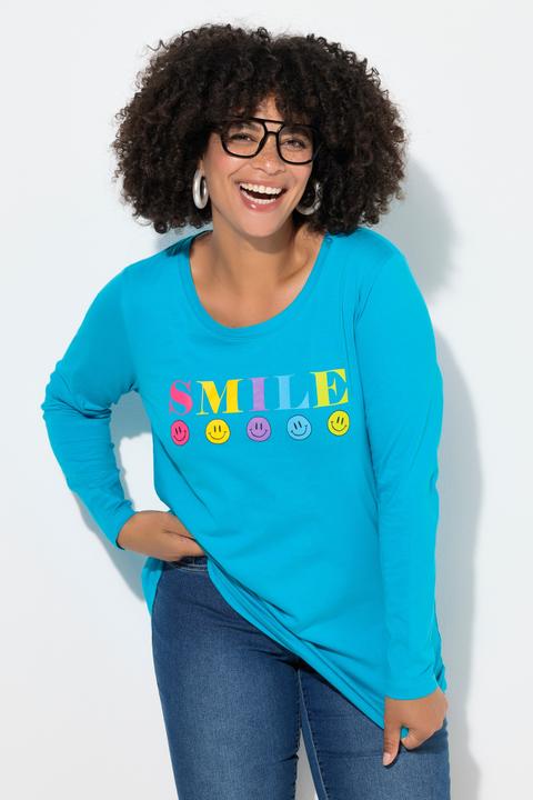Image du produit Angel of Style T-shirt motif SMILE, coupe confortable (50)