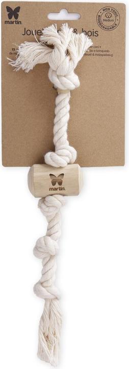 Produktbild Martin Koffiehout Trekspeelgoed Flostouw Met Twee Koordjes (Zerrspielzeug Hund)