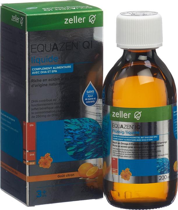Produktbild Equazen IQ Flüssig Zitrone 200 ml (1 Stück, Flüssigkeit, 334 g)