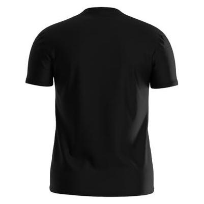 Guess, Mannen, T-shirts, Maglietta Con Collo A V Gue Vn Core, Zwart, (S)