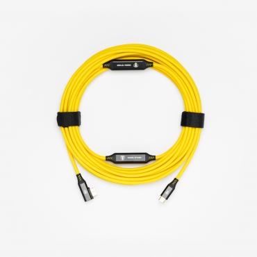 Actual product image Cobra CobraTether USB-C - USB-Micro-B Cable 10m Straight to 90 Ÿellow (10 m)