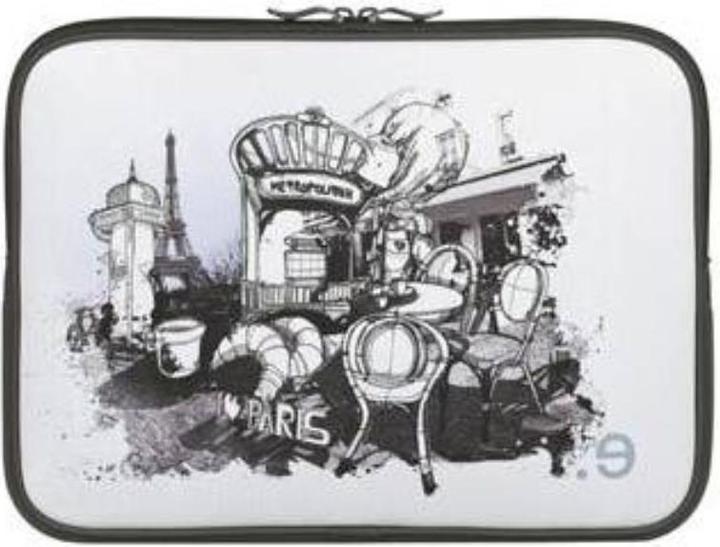 Produktbild Be.ez Hülle für MacBook Pro 15“ LA Edition Kleid ‚I LOV PARIS‘ mit Reissverschluss (15")