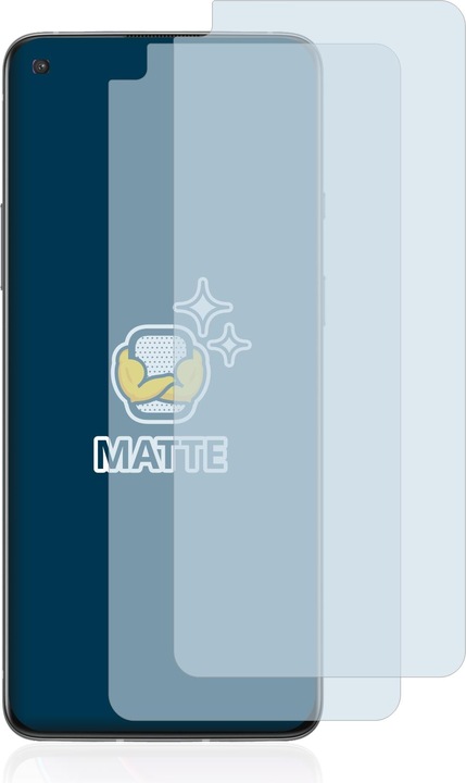 Actual product image BROTECT Anti-glare screen protector matt (2 Piece, OnePlus 8T)