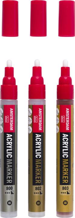 Produktbild Amsterdam Acrylmarker Metallic Set 3 Stück (3x)