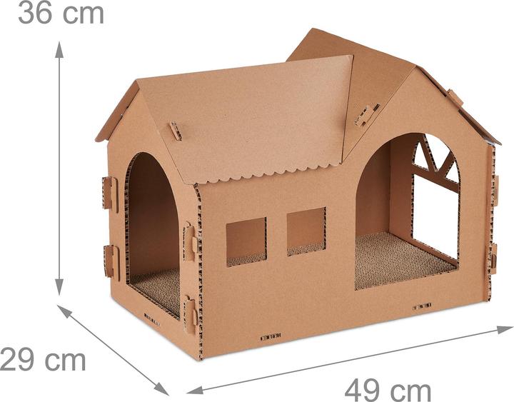 Actual product image Relaxdays Cat house (Cat)