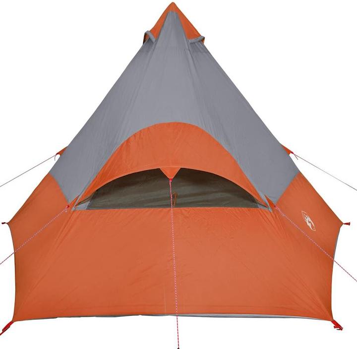 Image du produit vidaXL Tente de camping 7 personnes & Orange 185T Taft (6.40 kg, 7 personnes)