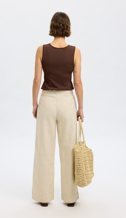 Immagine prodotto Selected Femme Hanfmix Hose mit weitem Bein (42)
