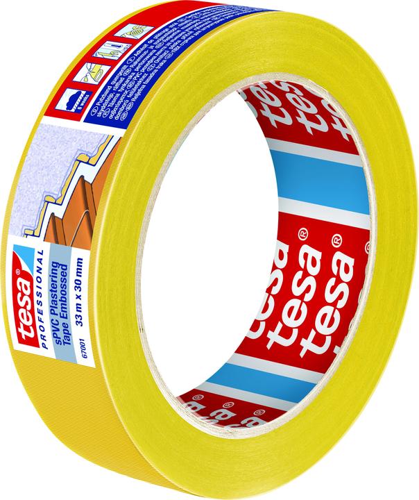 Produktbild tesa sPVC Putzband quergerillt (30 mm)