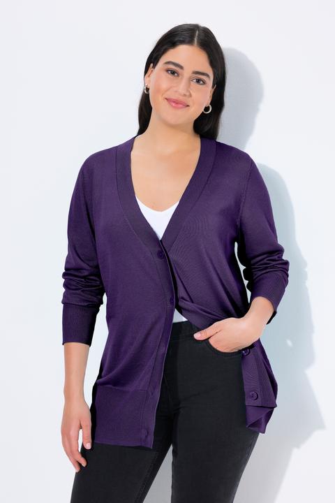 Actual product image Ulla Popken Classic Button Cardigan Sweater (50, 52)