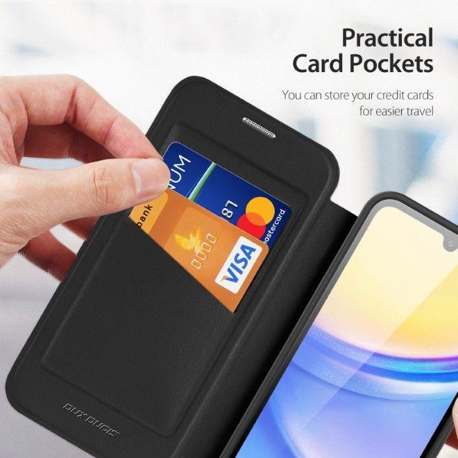 Actual product image Dux Ducis Skin X Pro Magnetic Stand leather case (Samsung Galaxy A15 5G)