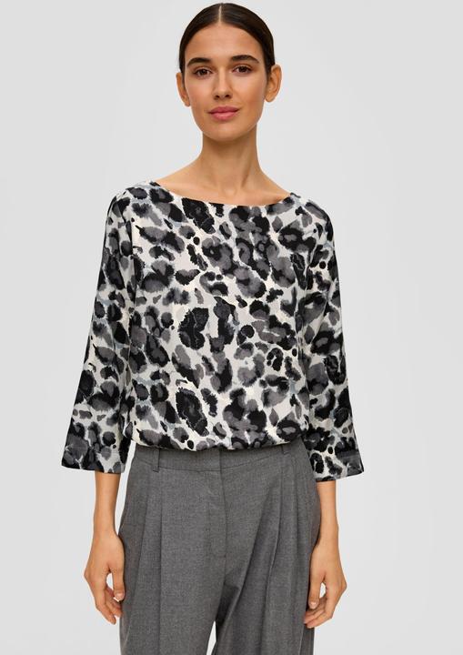 Image du produit s.Oliver Bluse Gemusterte Bluse aus Jacquard (36)