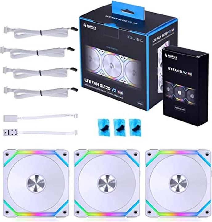 Actual product image Lian-Li Uni Fan SL120 V2 (120 mm, 3 x)