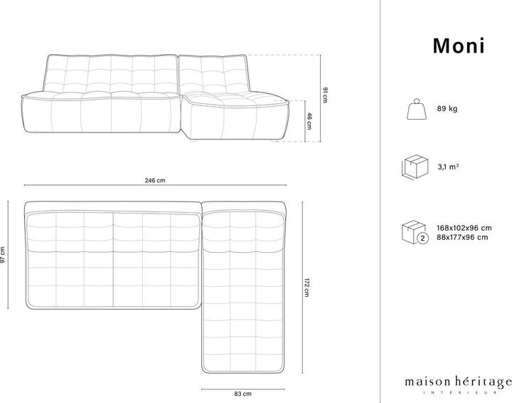 Immagine prodotto Maison Heritage Moni (Divano ad angolo)