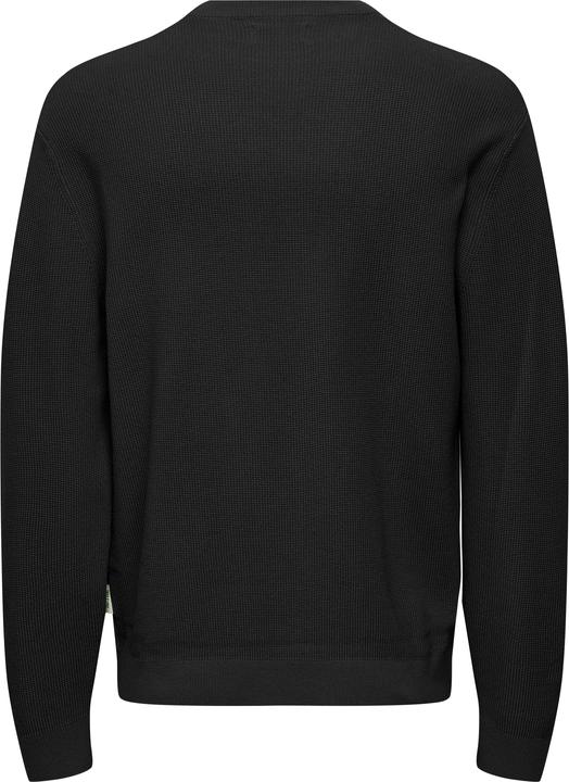 Produktbild Only & Sons Onstony Ds 12 Ls Waffle Crew Knit Noos (S)