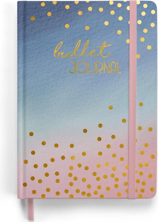 Papierdrachen Bullet Journal – (Watercolor) – Notizbuch A5 gepunktet (Gepunktet, Harter Einband)
