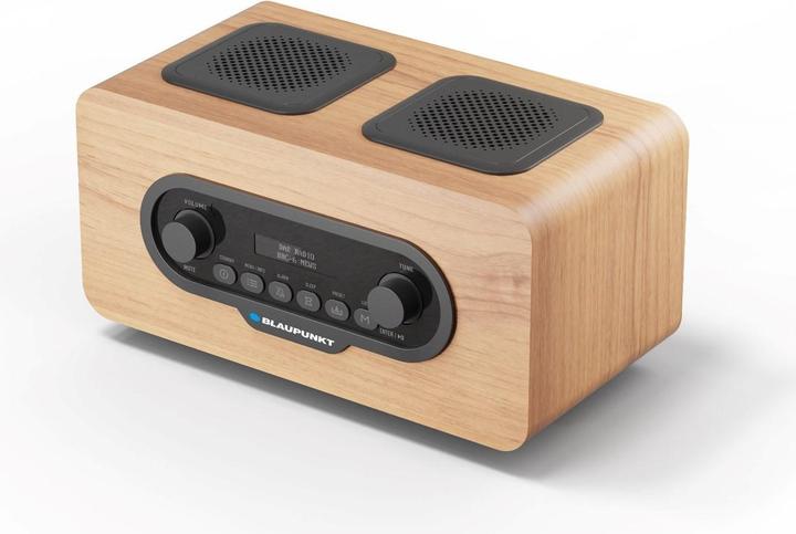 Image du produit Blaupunkt DR10CR Holz / Digitalradio / DAB+ / FM / RDS / Bluetooth / USB / microSD / 1800 mAh (DAB+ DAB, FM, Bluetooth)