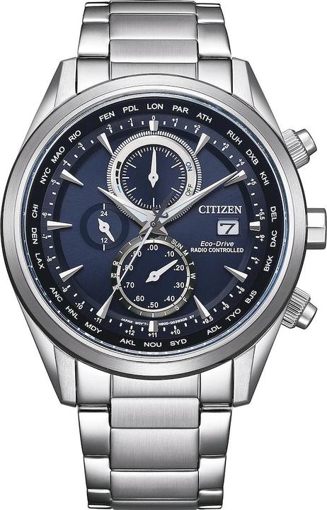 Actual product image Citizen AT8260-85L Eco-Drive Chronograph Radio Controlled Watch 43mm 10ATM (Chronograph, Radio-controlled clock, 43 mm)