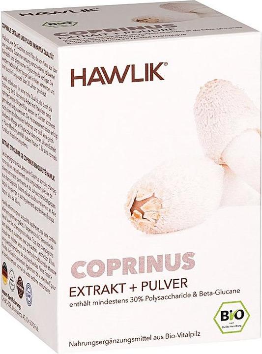 Immagine prodotto Hawlik Capsula di estratto e polvere di Coprinus (120 pz., Pillole, 64 g)