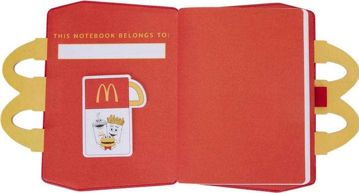 Image du produit Loungefly McDonalds by Carnet de notes Boîte à lunch Happy Meal (À rayures, Couverture souple)