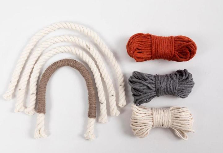 Actual product image Creativ Company Mini Macramé Rainbow Craft Set