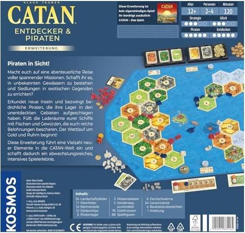 Actual product image Kosmos CATAN - Entdecker & Piraten