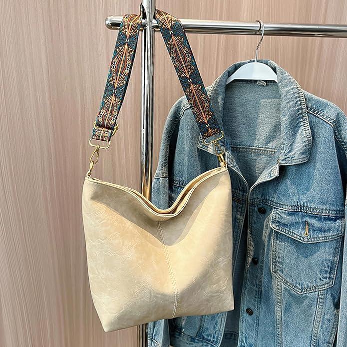 Immagine prodotto Only-Bags.Store Borsa hobo vintage di grande capacità, borsa a tracolla retrò, borsa e borsetta bohemien da donna