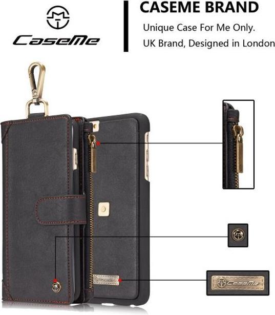 Produktbild Caseme Schlankes Leder Etui mit Portemonnaie (Apple iPhone 6s Plus, Apple iPhone 6 Plus)