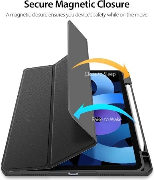 Productafbeelding Dux Ducis Toby Serie Leren Boekomslag Hoesje (IPad Air (2022), IPad Air 10.9 (2020))