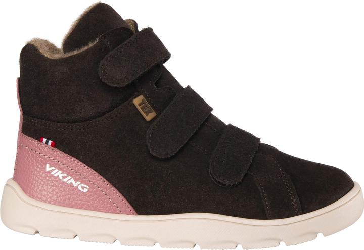 dark brown-dusty pink