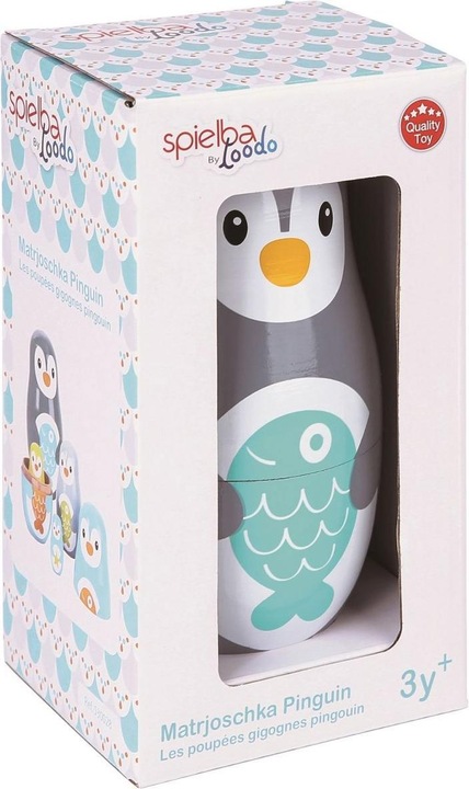 Actual product image Spielba Matryoshka Penguin
