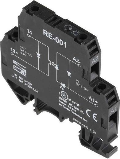 Produktbild RS PRO Optocoupler, 100mA DC, DIN, 5-30VDC