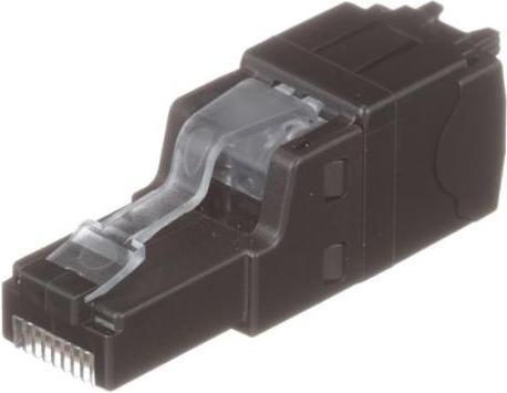 Panduit FP6X88MTG-X RJ-45 Cable Gender Reversal Adapter TX6A Black