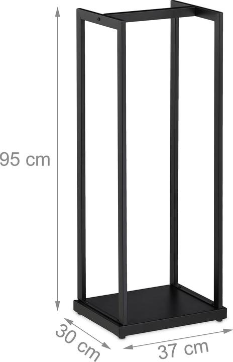 Produktbild Relaxdays Kaminholzregal (37 x 30 x 95 cm)