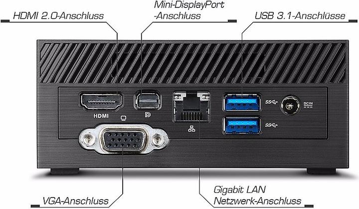 Produktbild ASUS PN40 (240 GB, 8 GB, Intel Celeron N4100)